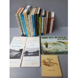 Box Of Assorted Fishing Books, Fisherman's Maps Etc