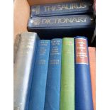22 Volumes - Chambers Biographical Dictionary & Crossword Dictionary, Collins Dictionary & Thesaur