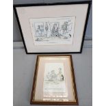 6 Henry Brewis Prints In Frames (2 Signed)