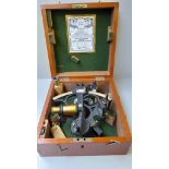 Kelvin Hughes Sextant In Box No 21249