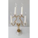 Electric Glass Droplet Candelabra