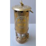 The Protector Lamp & Lighting Co Limited, Eccles Brass Miner's Lamp Type 6