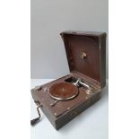 Gramophone In Case