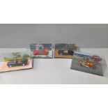 14 Model Batman Cars In Boxes & Magazines