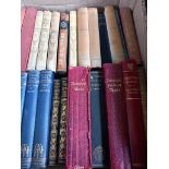 36 Volumes - Tennyson's Poetical Works, Shakespeare's Works, Antique Furniture Etc
