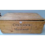 Colman's Mustard Box H28cm x W70cm x D40cm