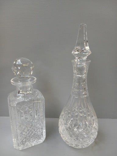 2 Cut Glass Decanters