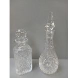 2 Cut Glass Decanters