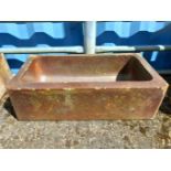 Salt Glazed Brown Trough