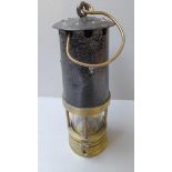 Naylor, Wigan Brass & Metal Miner's Lamp No 28810 - 74 (116)