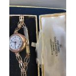 9CT Rolled Gold Rolex Ladies Wrist Watch