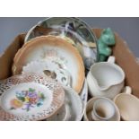 Box Collector's & Other Plates, Dishes Etc