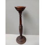 Oak Candleholder H54cm