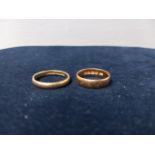 2 x 18CT Gold Wedding Bands