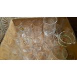 Box Assorted Wine Glasses Etc