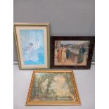 Framed Print - Henry Holiday 'Dante & Beatrice' & 3 Others