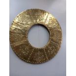 Round Brass Frame For A Mirror W75cm