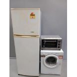 White Knight Tumble Drier, Simpson Fridge/Freezer & Morphy Richards Grill