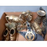 Brass Horse, Shepherd, Horse Brasses Etc