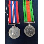 George VI 1939-1945 Medal & Defence Medal 1939-1945