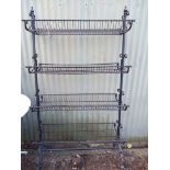 Black Wrought Iron Display Stand