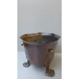 Copper Art Nouveau Planter H25cm