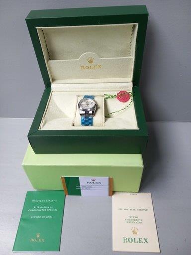Replica Rolex Oyster Perpetual Datejust Wrist Watch In Box Serial No OR6J2001, Model No 116610