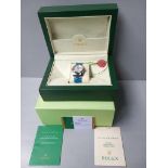 Replica Rolex Oyster Perpetual Datejust Wrist Watch In Box Serial No OR6J2001, Model No 116610