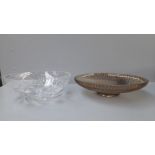 Box Cut Glass Fruit Bowls, Cake Stands Etc