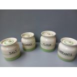 Kleen Kitchen Ware Storage Jars (A/F)