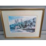 Print Durham Cathedral Signed E L Forrest