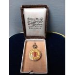 Silver 'Runners Limited' 1938-1939 Northumbrian Combination Football League Medal (Birmingham)