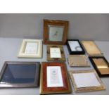 Box Assorted Picture Frames, Barometer Etc