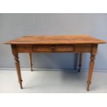 Pine Kitchen Table H76cm x L122cm x W70cm