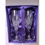 6 Edinburgh Crystal Wine Glasses & 2 Edinburgh Crystal Champagne Glasses (All Boxed)