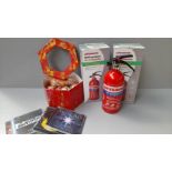 Box 2 Fire Extinguishers, Artists Box Etc
