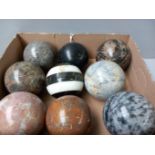 9 Onyx Decorative Balls