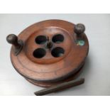 Wooden Fishing Reel