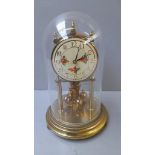 Glass Domed Mantel Clock