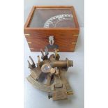 Kelvin & Hughes, London 1917 Sextant In Wooden Box