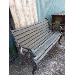 Cast Garden Bench