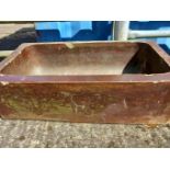 Salt Glazed Brown Trough