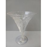 Cut Glass Vase