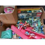 2 Boxes Assorted Toys, Lego Etc