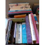 Box Of Books - Footpaths In England, Gardening, Wines & Spirits Etc