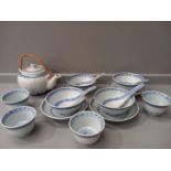 Box Including Oriental Tea Ware & Bowls, Assorted Plates, Water Jug Etc