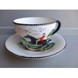 Large Maling Hunting Cup & Saucer