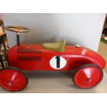Red Toddler Metal Ride On Car H41cm x W75cm