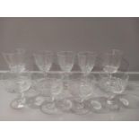 Box Assorted Glasses & Dessert Dishes Etc