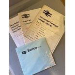 British Rail & LNER Fabric & Buttons & Programmes